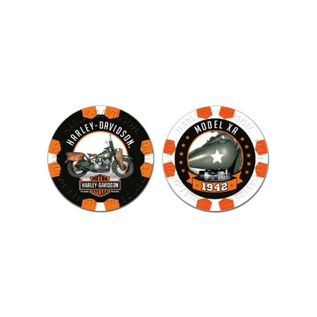 Harley-Davidson Vintage Series 9 - 1942 Model XA Collectible Poker Chips, Harley Davidson