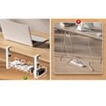 thumbnail image 3 of Organizadores de Cables Cipaher Bandeja Organizadora Ajustable Sin Taladro para Oficina en Casa, 3 of 6