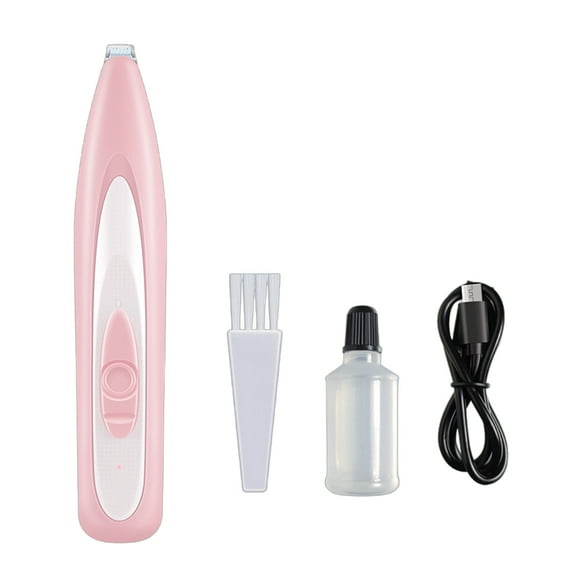 Cats Grooming Shaver with Light Low Noises USB Rechargeable Shaver Pet Hair Trimmers Set Dogs Cats