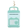 thumbnail image 3 of Tirelire Électronique, Mot de Passe Interactif avec Empreinte Digitale, Poignée de Rangement pour Argent Rose, Vert, 3 of 7