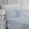 thumbnail image 5 of Purity Home Full Bed Sheet Set - 100% Cotton Percale - Cool, Crisp, Breathable & Durable 4-Piece - Light Blue, 5 of 14
