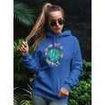 thumbnail image 2 of Protect The World Quote Hoodie Women -Image by Shutterstock, Female 5X-Large, 2 of 4