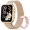 Gold, variant on Smart Watch, 1.85" HD Fitness Tracker with Bluetooth Calling, 1000mAh Long Battery, Sleep & Health Monitoring, Compatible with iOS and Android, Valentine's Day Gift for Men & Women, Silver