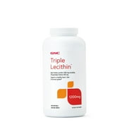 GNC Triple Lecithin 1200mg Supplement, Supports Healthy Heart, Liver. Nervous System, 240 Servings