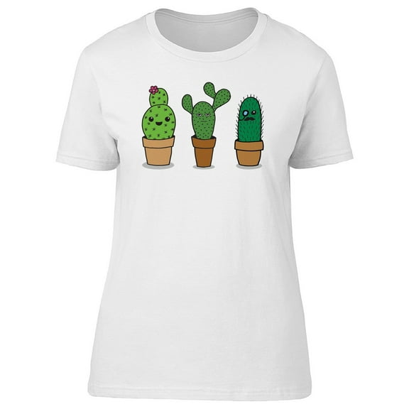 Cute Cactus Drawing Tee Women's -Image by Shutterstock