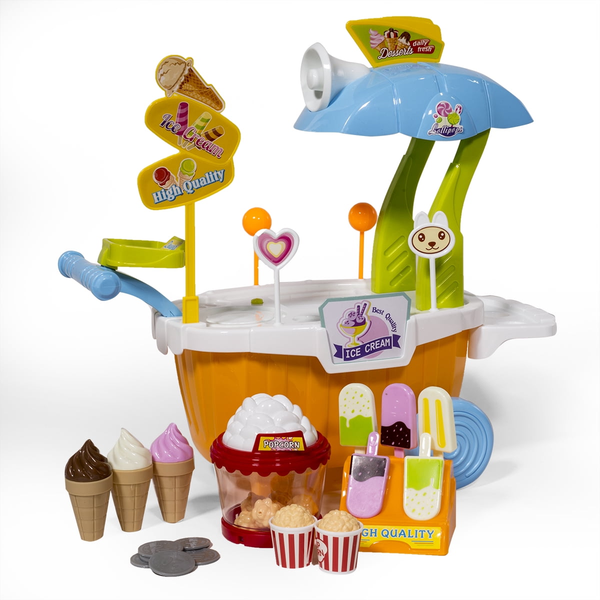 interactive ice cream cart