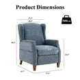 thumbnail image 2 of Canvas Push Back Lounge Chair, 2 of 6