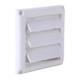 thumbnail image 3 of Nueva cubierta de rejilla de ventilación de aire de plástico, rejilla de ventilación de conducto de pared de 3 aletas con red 1 pieza(El 15 * 15cm), 3 of 14