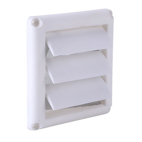 Wall Ventilation Grill 1PC, Plastic Air Vent Grille Cover 3 Flaps Wall Duct Ventilation Grill With Net for