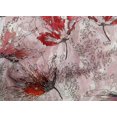 thumbnail image 4 of oneOone Cotton Cambric Crimson Red Fabric Flower Watercolor Sewing Fabric By The Yard Printed Diy Clothing Sewing Supplies 56 Inch Wide, 4 of 4