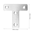 thumbnail image 4 of Miangastore Fixing Plate Silver 20Set 1.97X1.97X0.04Inch Heavy Duty Bracket, 4 of 8