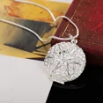 thumbnail image 1 of wholesale Lindo 40-75 cm 925 plata esterlina concha marco de fotos collar cadena para mujer hombre joyería de boda, 1 of 2
