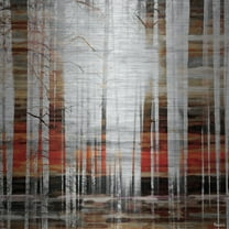 Parvez Taj Sunlight Through the Trunks Metal Wall Art