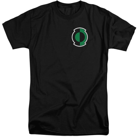 Green Lantern Kyle Logo S/S Adult Tall Black