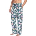 thumbnail image 6 of Gukieu Cute Rabbit Easter Print Men's Home Trousers, Elastic Drawstring Home Pajamas Clothing Suitable for Adult Men-Small, 6 of 6