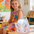 thumbnail image 6 of Lunxisen 1 Pcs Back to School Season Dreamy Butterflies Double Strap Backpack Stylish Trendy Choice for Daily Play, 6 of 9