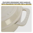 thumbnail image 5 of 6QT Enameled Cast Iron Dutch Oven, 14LB Thickened Cast Iron, Non-Stick Enamel, Oven/Gas/Induction Compatible, Heat-Resistant Handles + Silicone Gloves, 5 of 11