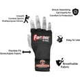 thumbnail image 4 of FIGHTSENSE Padded Gel Inner Boxing Gloves for Men and Women with Long Elasticated Hand Wraps for Punching, Boxing, MMA, Muay Thai, Kickboxing and Martial Arts Training (Pair), 4 of 5