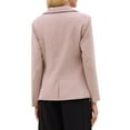 thumbnail image 3 of INSPIRE CHIC Women's Work Blazer Double Breasted Work Suit Jacket XL Pink, 3 of 5