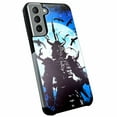thumbnail image 1 of DALUX Hybrid Slim Phone Case Compatible with Galaxy S21 Plus 5G / S21+ 5G (2021) 6.7 inch - Blue Crow Warrior, 1 of 2