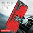 thumbnail image 6 of FIEWESEY for Samsung Galaxy S22 Phone Case Military Grade Drop Rugged Cover Anti-Scratch Protective 360° Rotate Kickstand Sturdy Shockproof Phone Cover for Samsung Galaxy S22 6.1 inch(Red), 6 of 7