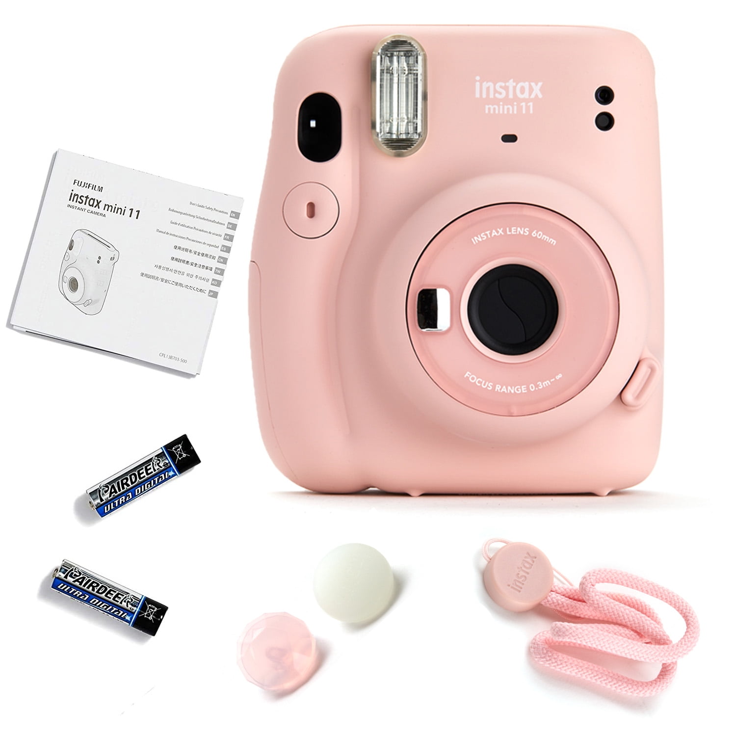 Cámara instantánea Fujifilm Instax Mini 11 – Blush Pink – Shopavia