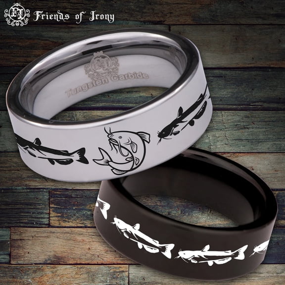Catfish Tungsten Carbide Ring