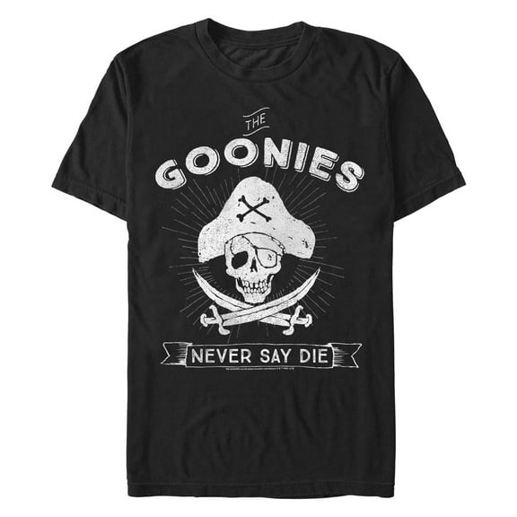 Men's The Goonies Pirate Never Say Die  Graphic T-Shirt