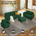 thumbnail image 3 of Pingliang Home Living Room Furniture Set,Sectional Sofa Couch with Storage Ottoman and Accent Chair and Loveseat,L Shaped Couch Modern Linen Sofa 6 Seater Set with Side Storage Pockets, 3 of 7