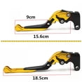 thumbnail image 2 of Motorcycle Accessories CNC Aluminum Folding Clutch Levers For CB599 CB600 HORNET 1998-2006 Adjustable Folding Brake Clutch Levers, 2 of 5