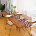 thumbnail image 2 of Yayeee Table Runner 70 inches Long Home Kitchen Dinning Party Decoration, Large Colorful Flowers, 2 of 7