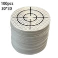 thumbnail image 1 of 100Pc 0/30/40/50/60mmtotal Station Reflector Reflector Silver Reflective Target 30*30, 1 of 9