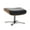 Baja Dark Grey, variant on Jennifer Taylor Home Jovan 20.5" Mid-Century Modern Genuine Leather Footstool Ottoman, Cacao Espresso Brown Leather