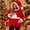Z01-Red, variant on Pet Pouch Hoodie, Christmas Oversized Hooded Sweatshirt with Front Carry Pocket for Small Cats and Dogs, Casual Long Sleeve Pullover