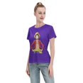 thumbnail image 4 of Women's Basic Short Sleeve T-Shirt One Piece Luffy, 4 of 6