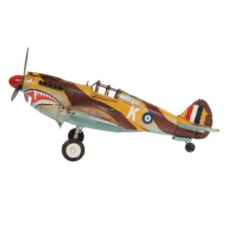 UPC: 0640901138473 | Old Modern Handicrafts Decorative 1941 Curtiss Hawk 81A Metal Handmade Scaled Model