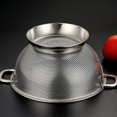 thumbnail image 3 of LLC Stainless Steel Double Ear Hanging Basket for Washing Rice, Pasta, and Small Grains, 3 of 5