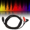 thumbnail image 3 of Connection Cable, 5 Pin To 2  And 3.5mm Adapter Cable Plug And Play Professional Accurate Workmanship  For Stereo Systems For HiFi Equipment, 3 of 8