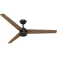 thumbnail image 2 of Hunter - Cassius Indoor/Outdoor Ceiling Fan, Wall Control, 60-inch, Premier Bronze, Casual-style, 4-speed DC Motor, Energy Star, 52982, for porches, patios, sunrooms, bathrooms, 2 of 17