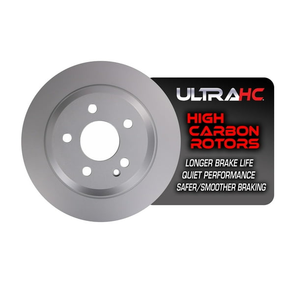 UltraHC Coated High Carbon Brake Rotor, Rear UR005734, Mercedes-Benz Metris 2021-2016
