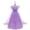 Purple Dress, variant on Girls Sequins Princess Elsa Costume Birthday Party Christmas Fancy Dress
