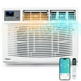 thumbnail image 1 of Ktaxon 18000 BTU Window Air Conditioner with Heat, Window AC Unit & Heater Combo with APP & Voice Smart Control, Timer Function & Easy Installation Kit, Work with Alexa/Google Assistant, 208/230V, 1 of 13