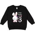 thumbnail image 2 of Inktastic Somebunny is Three-third Birthday Bunny Toddler Sweatshirt, 2 of 4