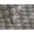 thumbnail image 3 of Ambesonne Abstract Quilted Coverlet 3 Pcs, Geometric Print Motifs Art, King Size, Dimgray, 3 of 4
