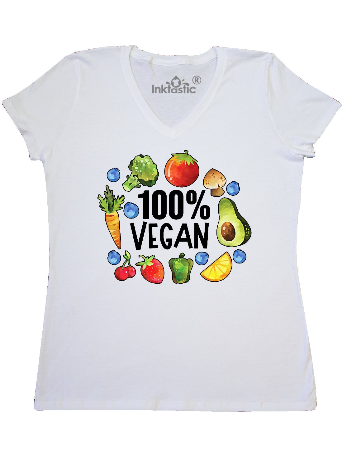 t shirt with vegetables
