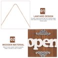 Open and Closed Business Sign Door Open Closed Sign Wooden Open Closed