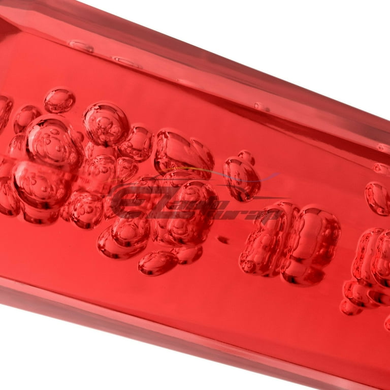 ShiFT Knob Stick Red Crystal Transparent Bubble Manual Gear - Foto 12