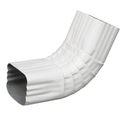 Amerimax Home Products Downspout Elbow A Style - Galvanized Steel - 2x3, White