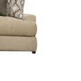 thumbnail image 3 of Benzara Contemporary Style Chenille Fabric Upholstered with Tapered Legs,Brown, 3 of 3