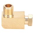 thumbnail image 4 of 90 Degree Brass Compression Tube Fitting Adapter for Oil Lubrication System PL408 4mm M8 x 1, 4 of 5